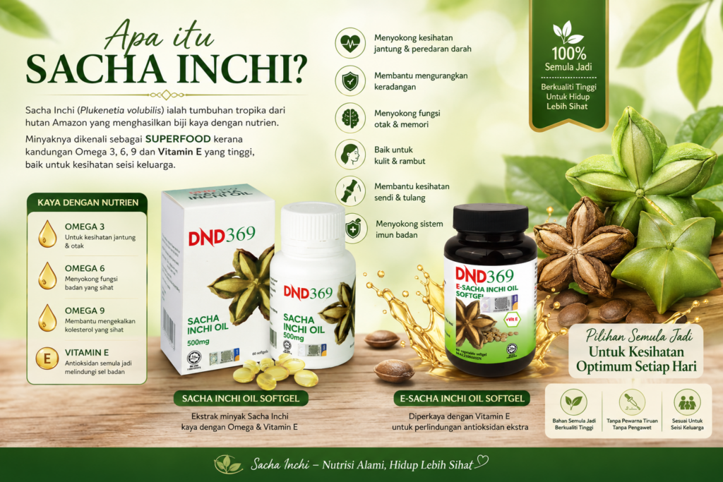 7 Khasiat Sacha Inchi Oil Yang Ramai Tak Tahu apa itu sacha inchi