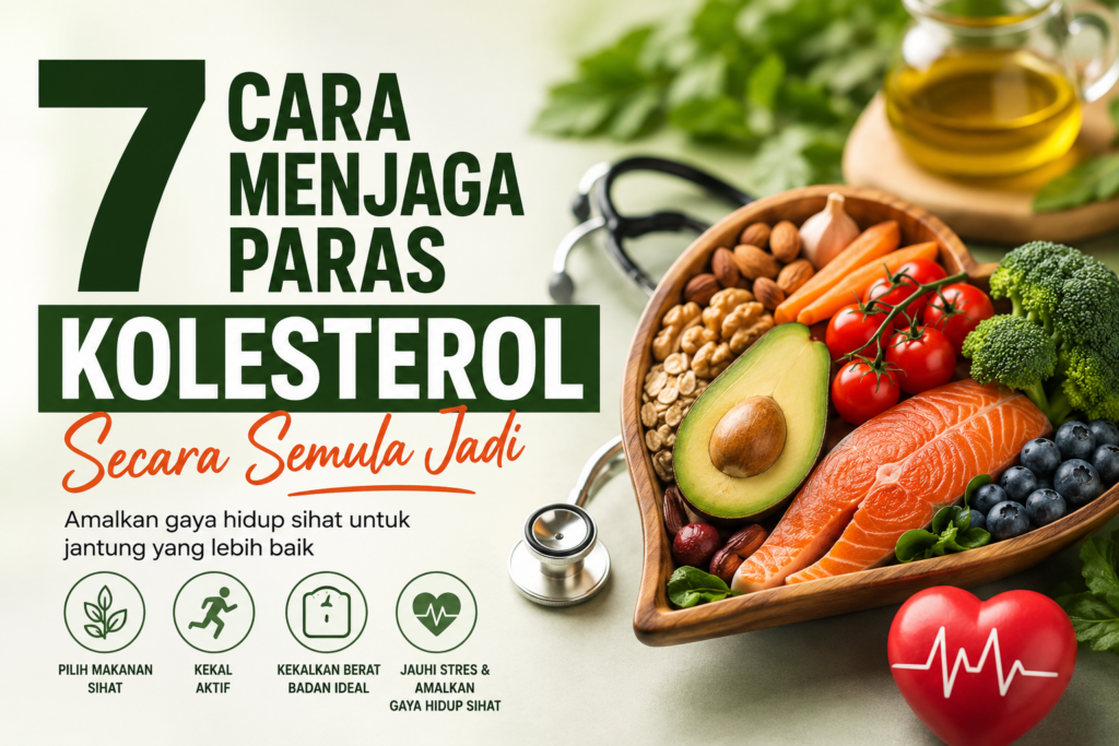 7 cara jaga kolestrol